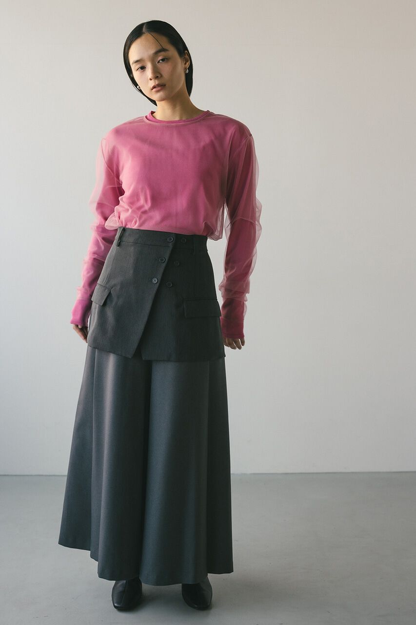 STYLEMIXER「2ピースシアーレイヤードニット」|ニット・セーター|PNK