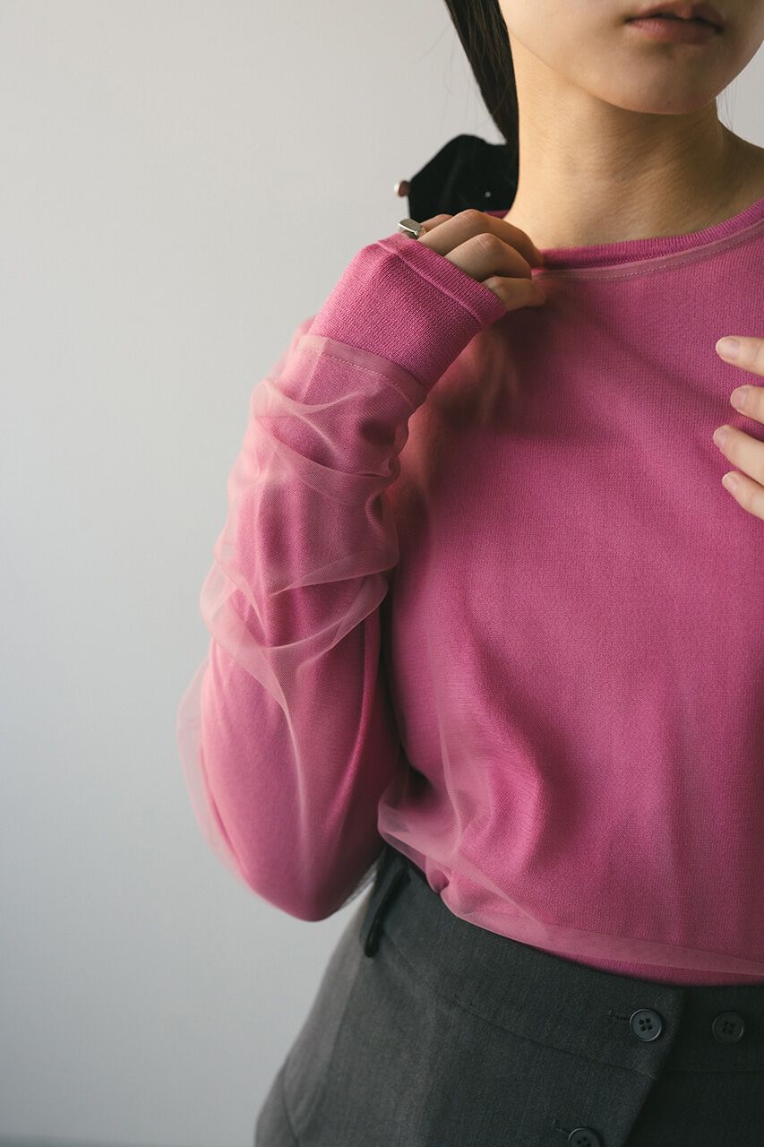 STYLEMIXER「2ピースシアーレイヤードニット」|ニット・セーター|