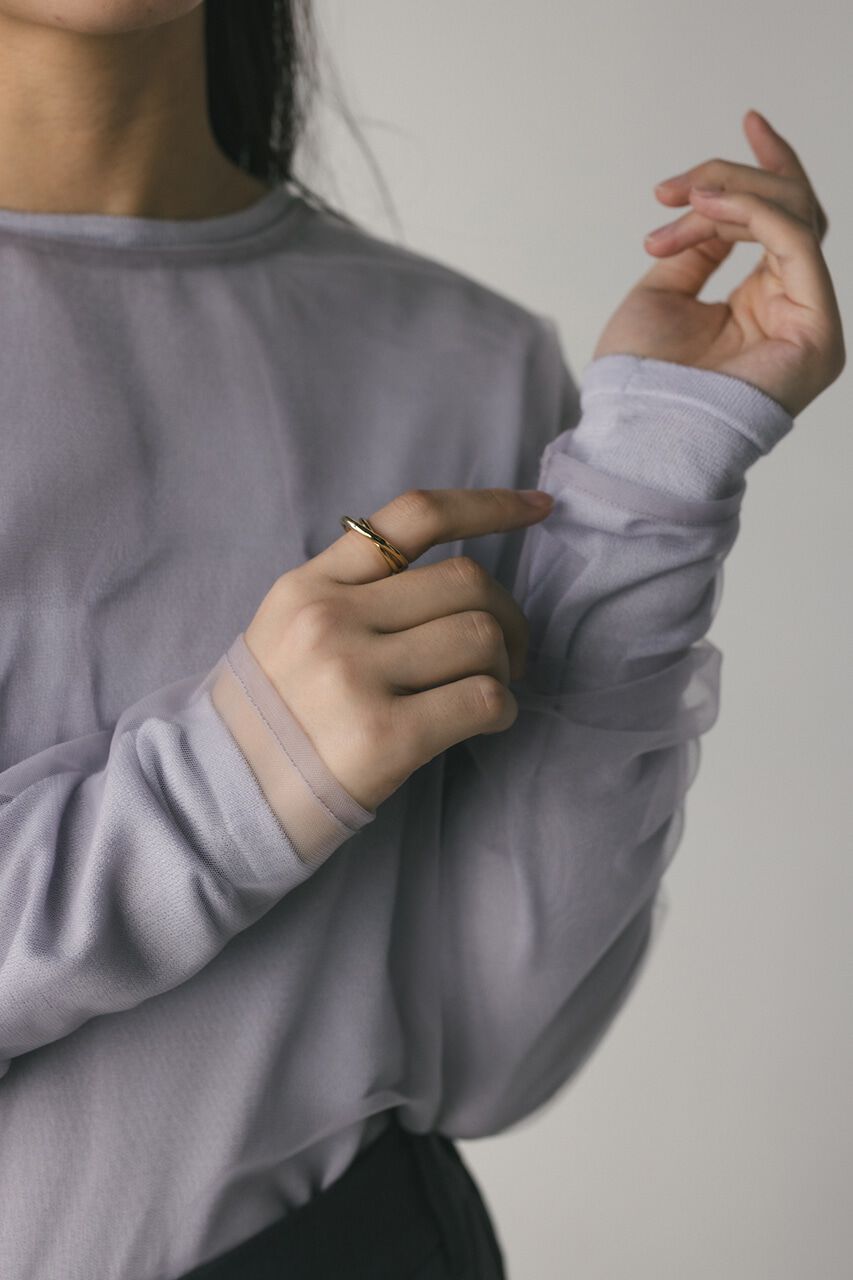 STYLEMIXER「2ピースシアーレイヤードニット」|ニット・セーター|