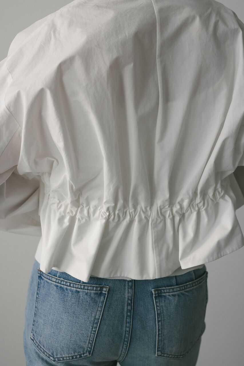 STYLEMIXER「シャーリングフリルジャケット」|ブルゾン・スタジャン|