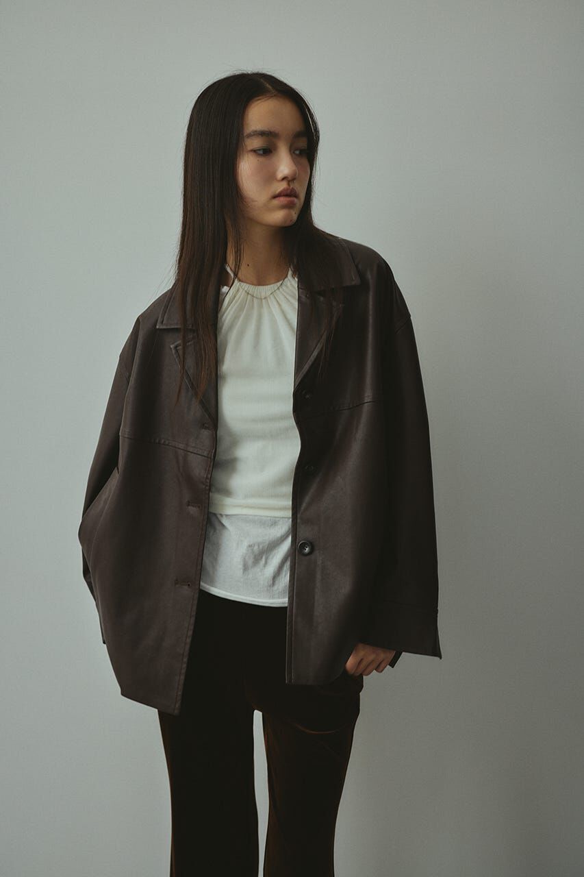 STYLEMIXER「フェイクレザージャケット」|その他|