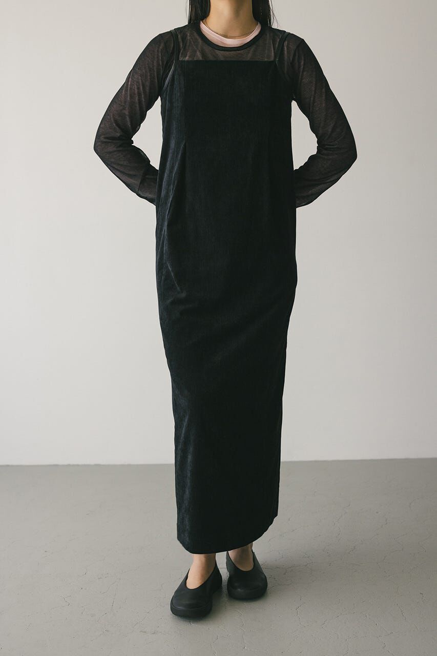 STYLEMIXER「パイピングベロアキャミワンピース」|ワンピース|