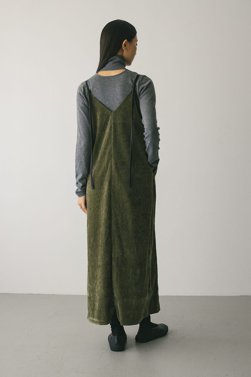 STYLEMIXER「パイピングベロアキャミワンピース」|ワンピース|