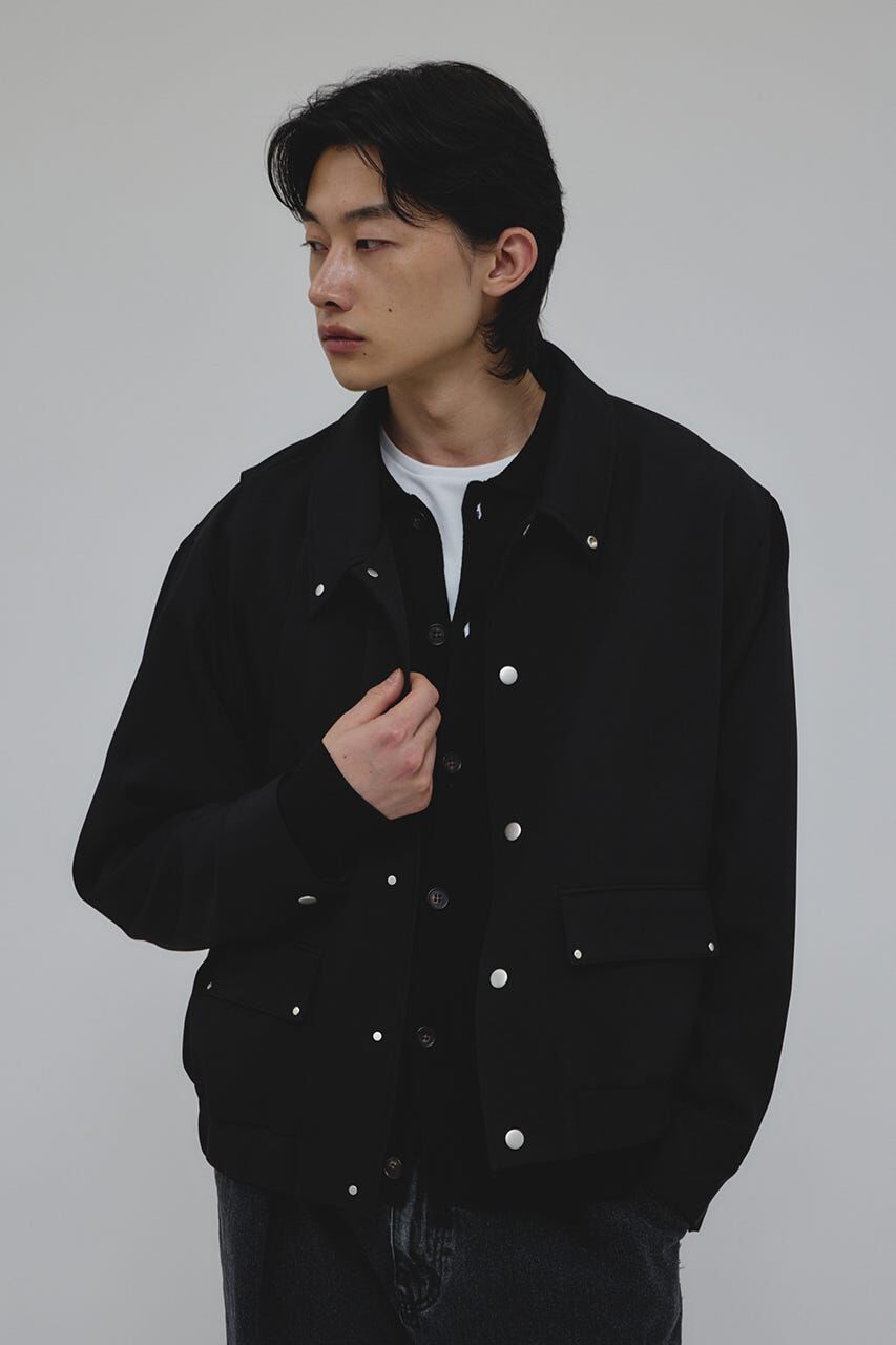 STYLEMIXER「シャーリングヘムジャケット」|その他|BLK