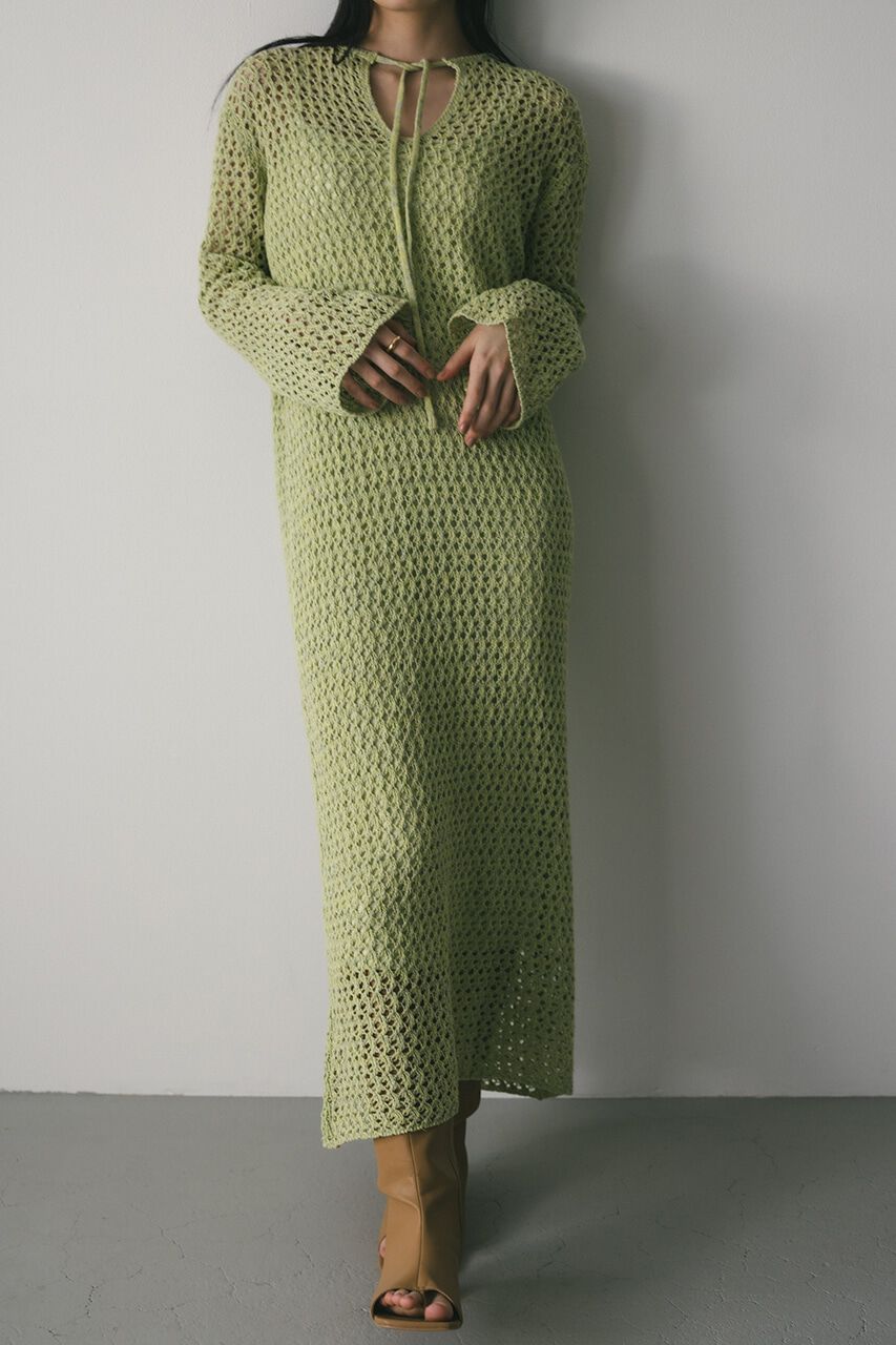 STYLEMIXER「クロシェルーズニットワンピース」|ワンピース|