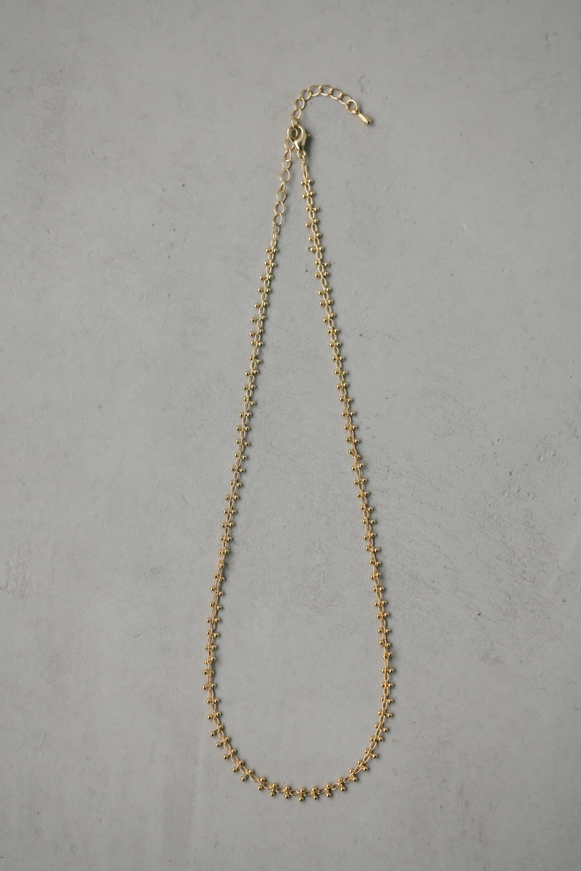 STYLEMIXER「ビーズチェーンネックレス」|ネックレス|