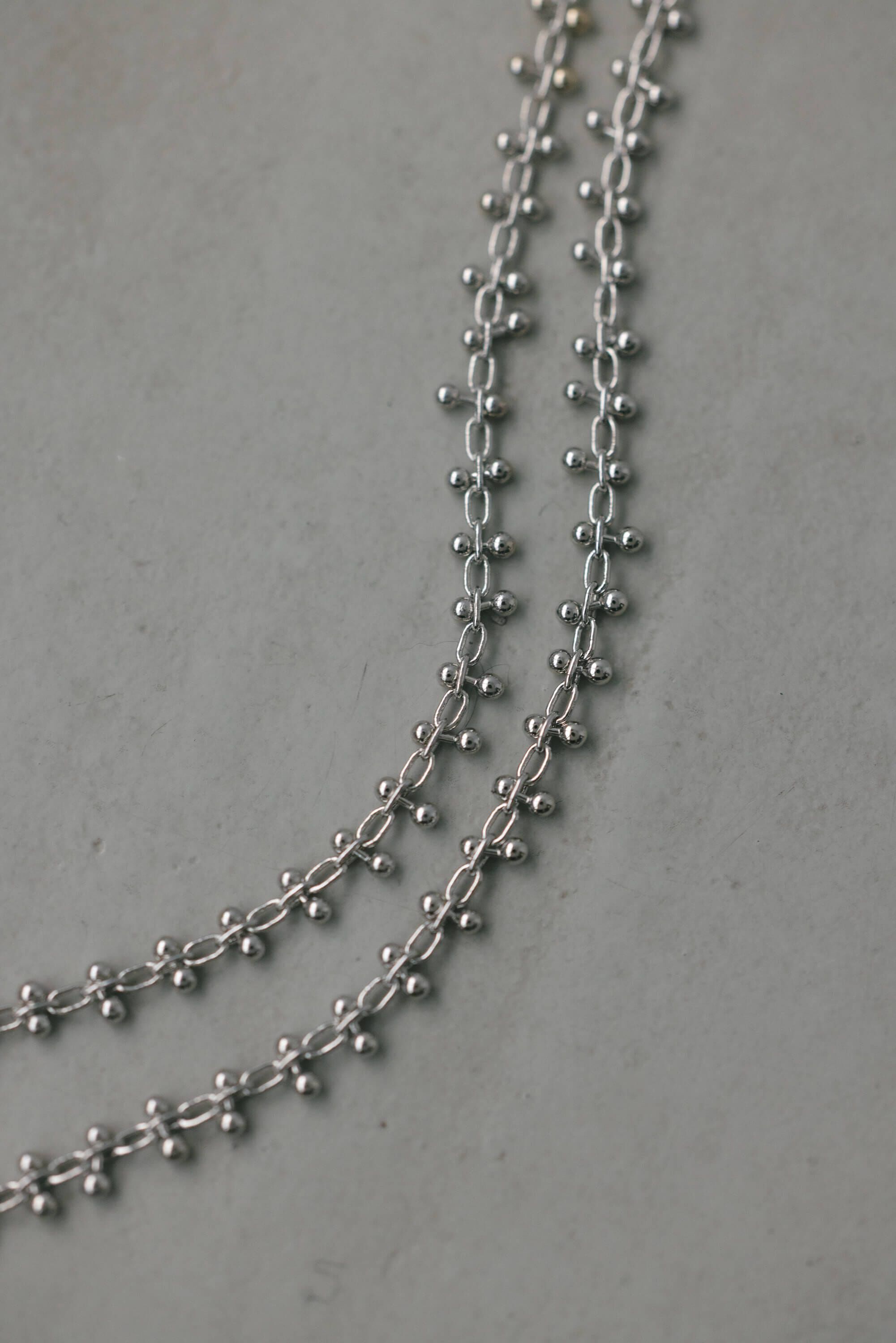 STYLEMIXER「ビーズチェーンネックレス」|ネックレス|