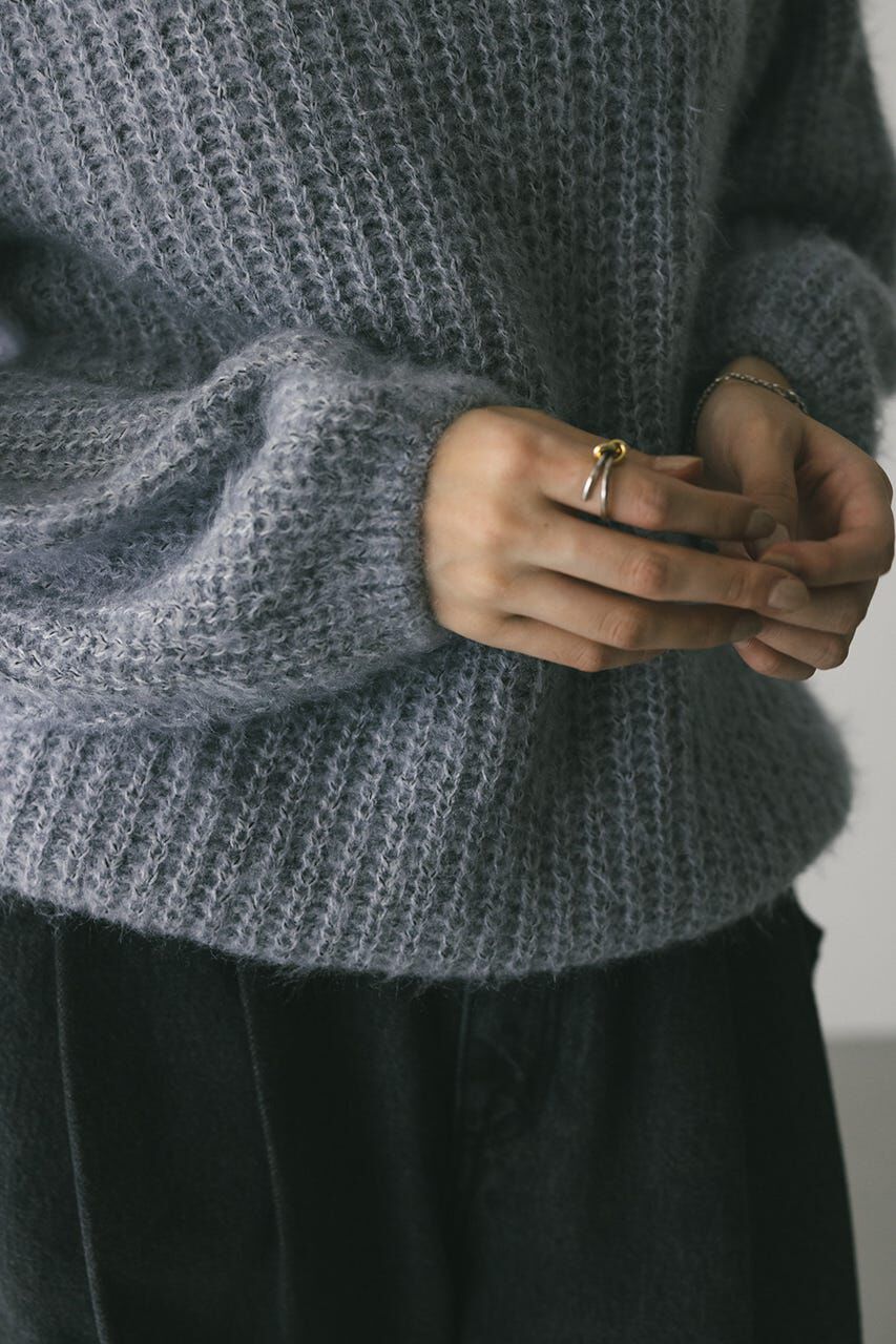 STYLEMIXER「ミックスヘアリーボリュームニット」|ニット・セーター|