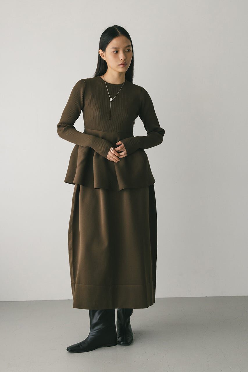 STYLEMIXER「ドッキングフォルムニットワンピース」|ワンピース|