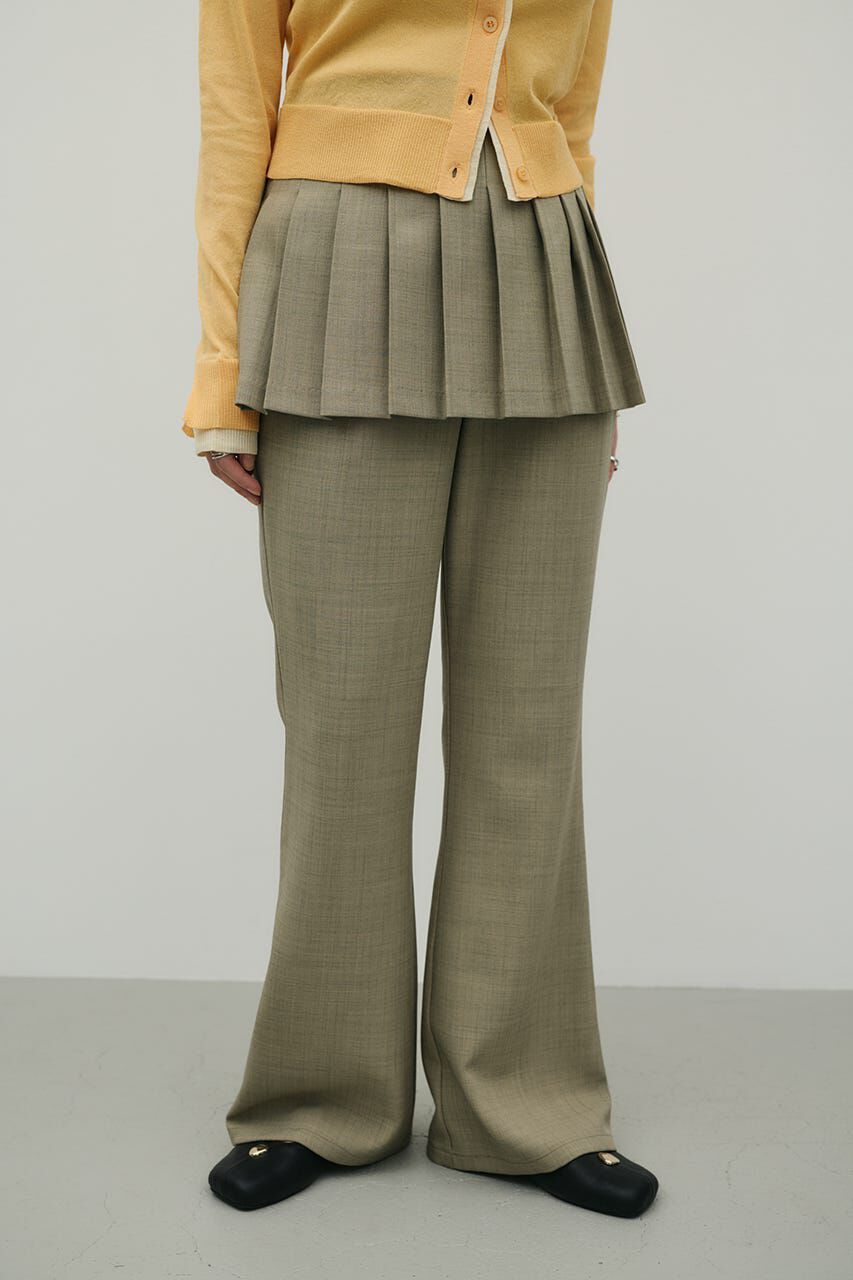 STYLEMIXER「プリーツスカートレイヤードパンツ」|その他|