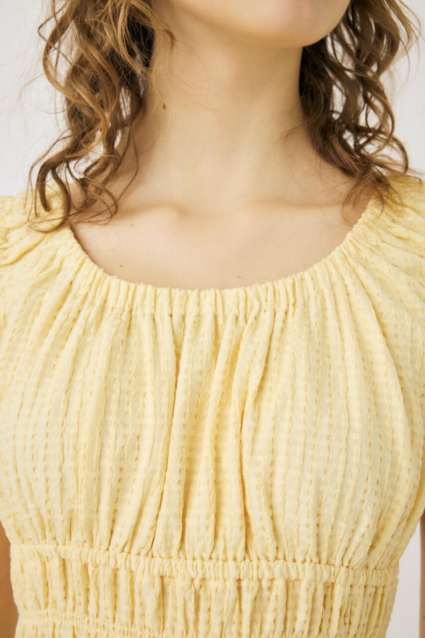 MOUSSY「SUCKER CHECK GATHER ドレス」|ワンピース|