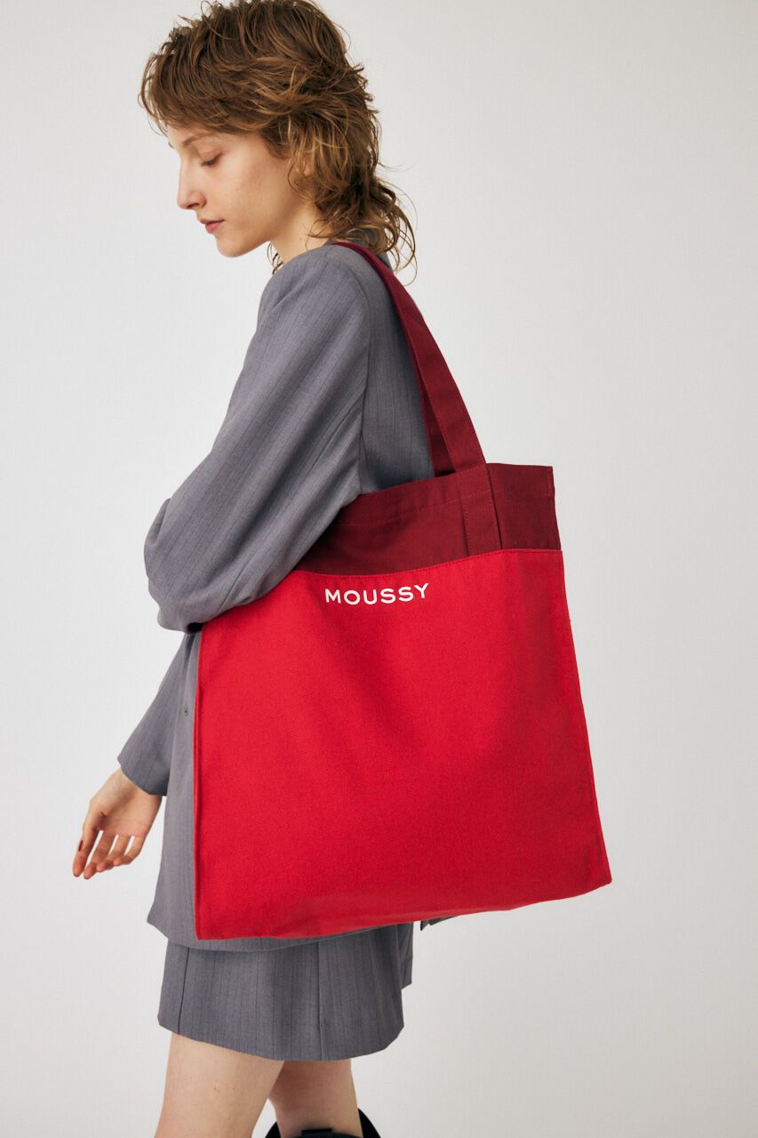 MOUSSY「MOUSSY EVERYDAY トートバッグ」|その他|RED