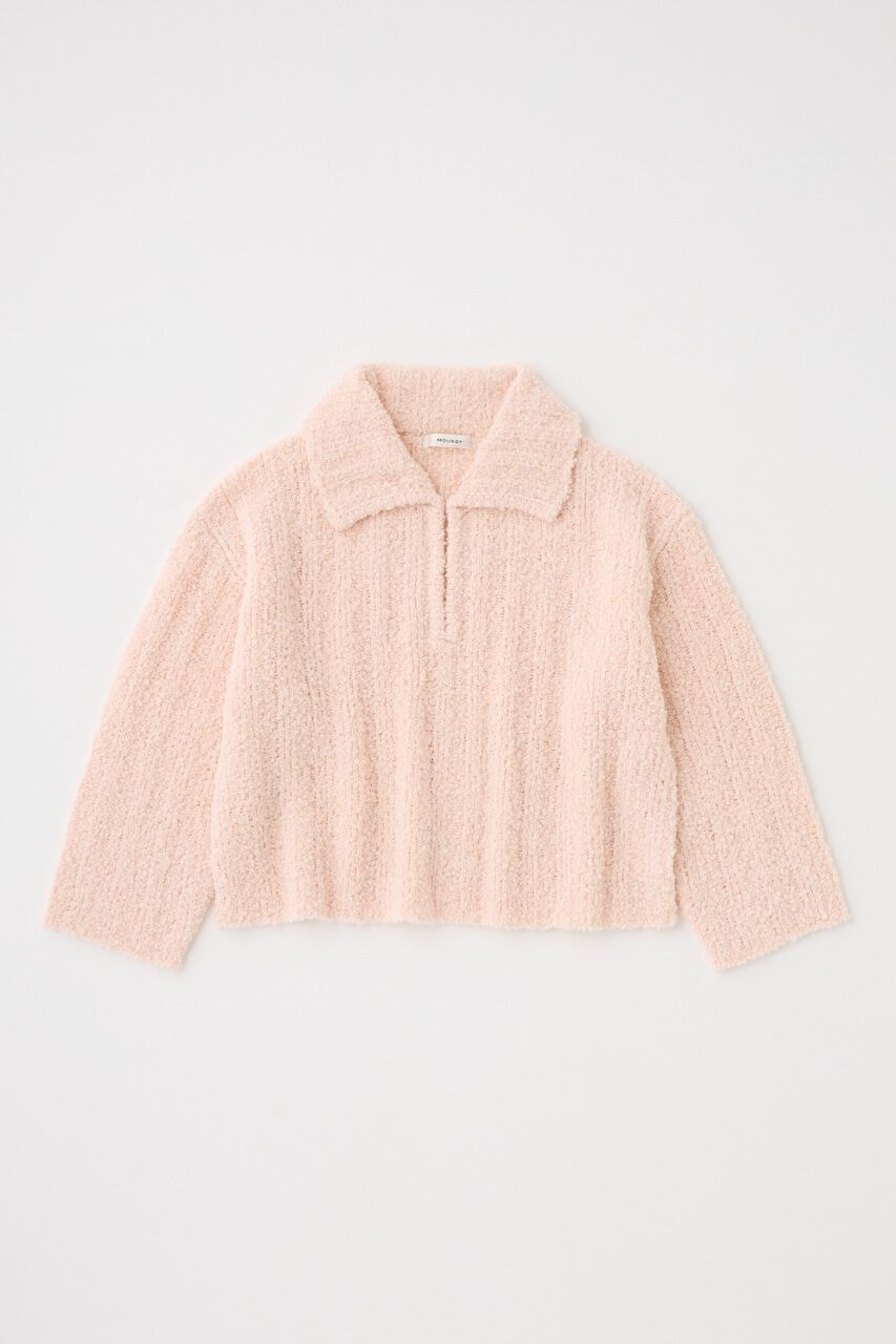 MOUSSY「OPEN COLLAR ニット」|ニット・セーター|