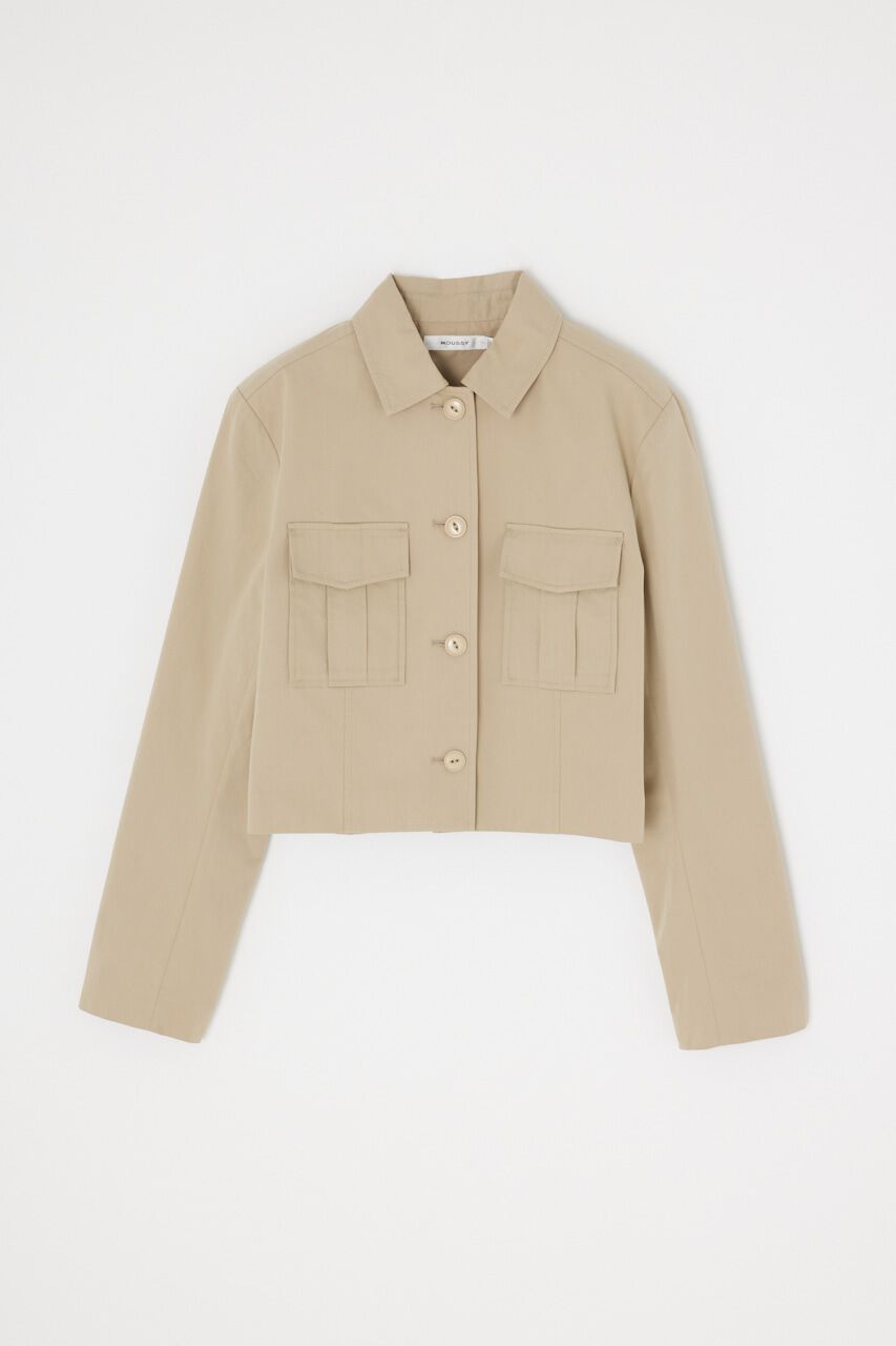 MOUSSY「MILITARY SHORT ジャケット」|その他|BEG