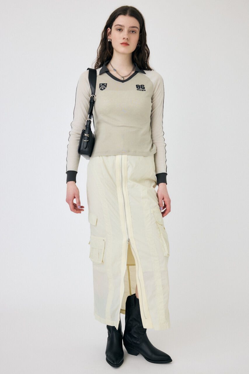 MOUSSY「SHEER GAME シャツ」|Tシャツ・カットソー|