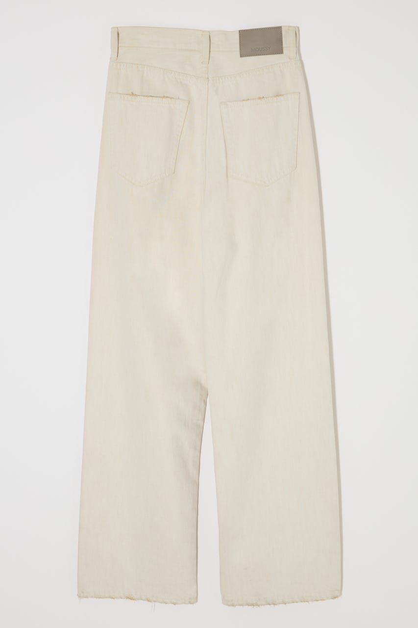 MOUSSY「HW WHT LOOSE STRAIGHT」|デニム|
