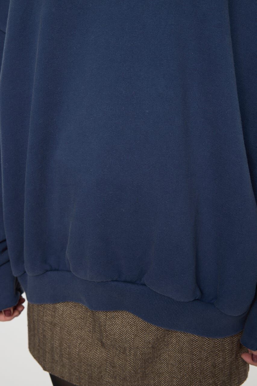 MOUSSY「WASHED OFF SHOULDER スウェット」|パーカー|