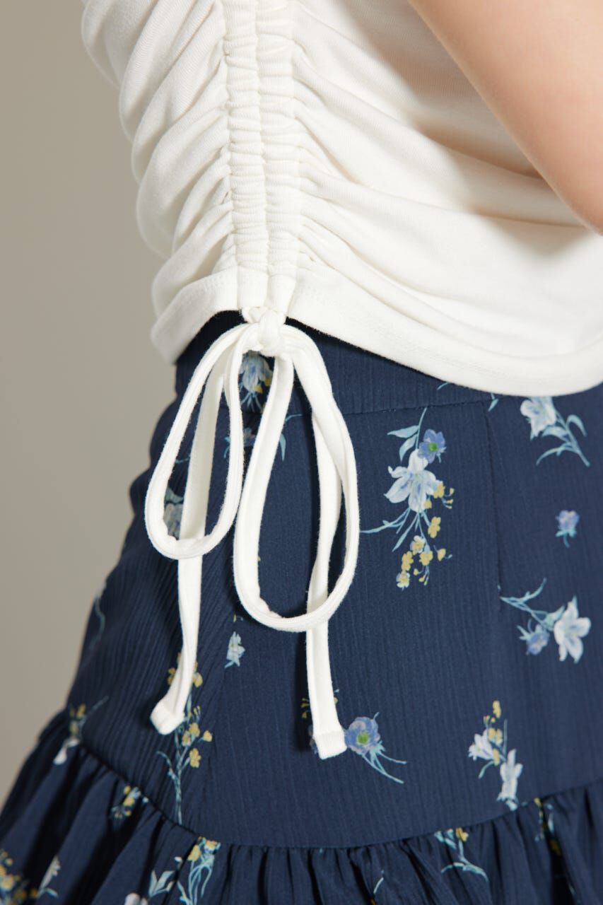 rienda「カシュクールサイドドロストトップス」|Tシャツ・カットソー|