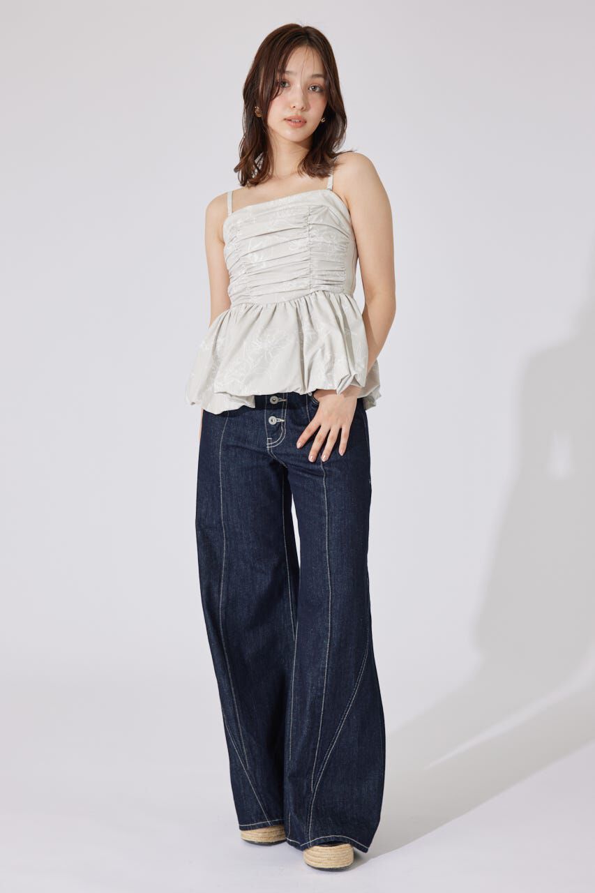 rienda「ペプラムベアトップス」|シャツ・ブラウス|