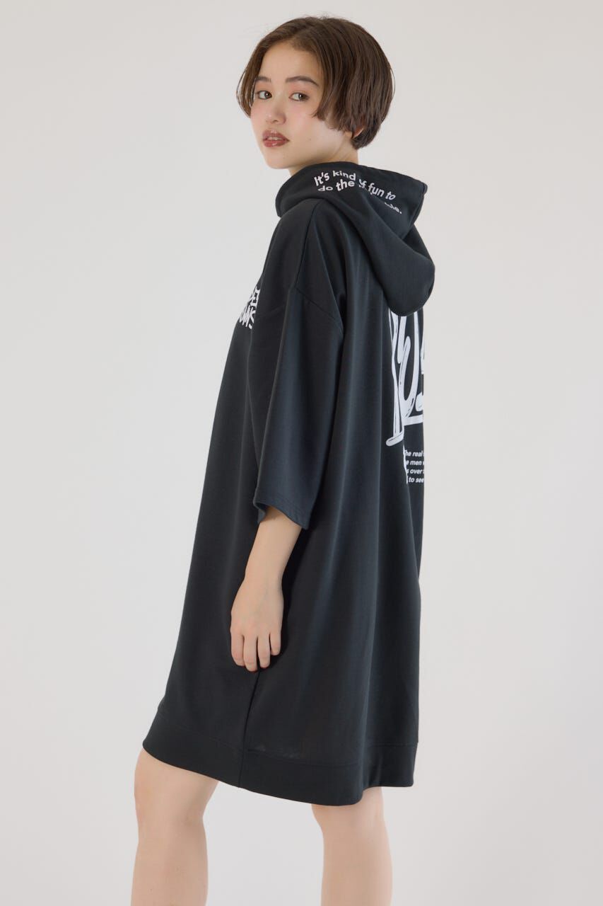 RODEO CROWNS「Right shoulder LOGOパーカーワンピース」|ワンピース|