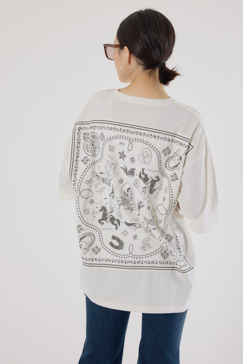 RODEO CROWNS「バンダナピグメントTシャツ」|Tシャツ・カットソー|