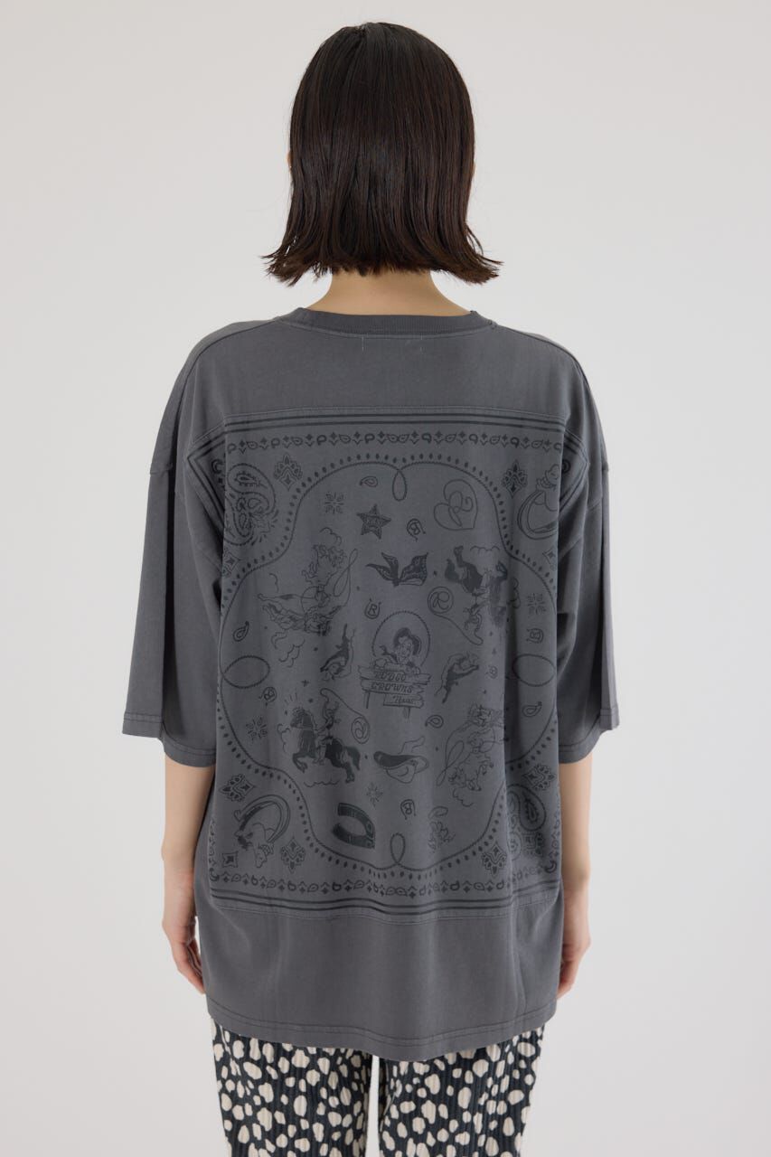 RODEO CROWNS「バンダナピグメントTシャツ」|Tシャツ・カットソー|