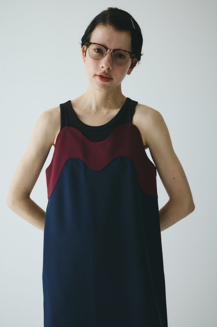 HeRIN.CYE「Wave  pencil cami one piece」|ワンピース|