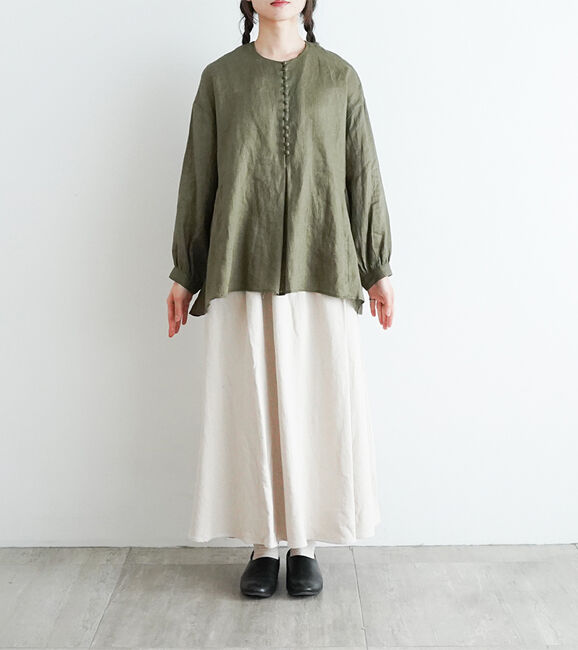 オオカミとフクロウ「オオカミと窓辺の小さな灯り&ldquo;長袖&rdquo;」|シャツ・ブラウス|