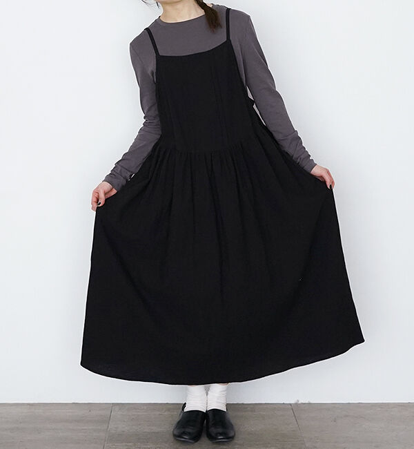 オオカミとフクロウ「フクロウと晴れた日の午後に」|ワンピース|ブラック