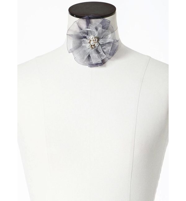 CALNAMUR「SHEER 3D FLOWER 2WAY CHORKER/シアー3Dフラワー2WAYチョーカー」|その他|