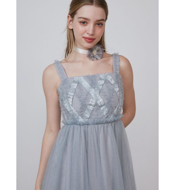 CALNAMUR「SHEER 3D FLOWER 2WAY CHORKER/シアー3Dフラワー2WAYチョーカー」|その他|