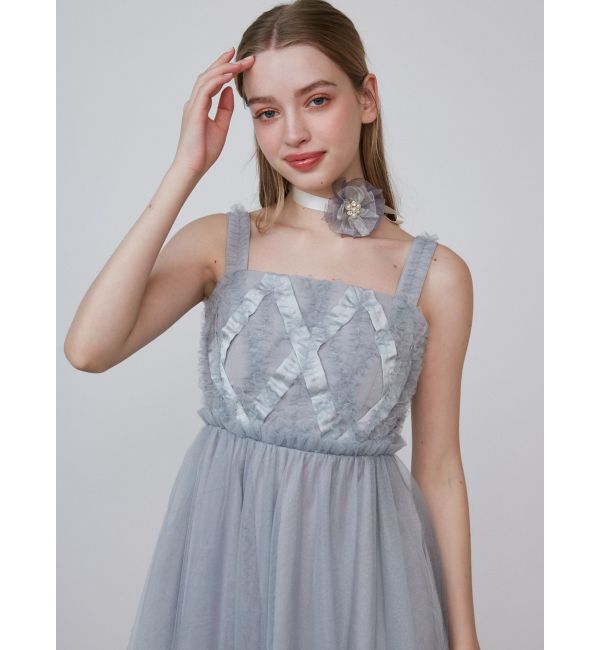 CALNAMUR「SHEER 3D FLOWER 2WAY CHORKER/シアー3Dフラワー2WAYチョーカー」|その他|