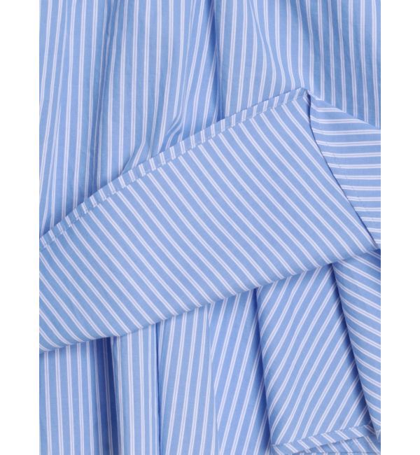 CALNAMUR「SHIRTS&times;SHIRRING MINI OP SET/シャツ&times;シャーリングミニワンピースセット」|ワンピース|