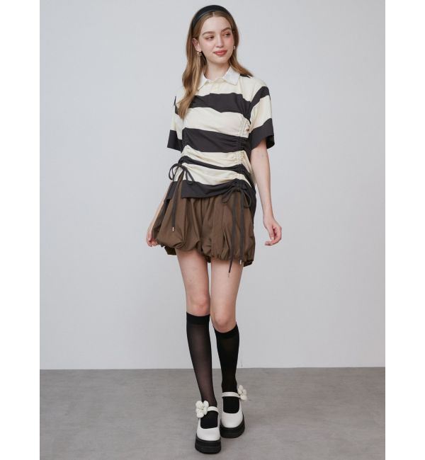 CALNAMUR「2WAY DRAWSTRING CUT OP/2WAYドロストカットワンピース」|ワンピース|