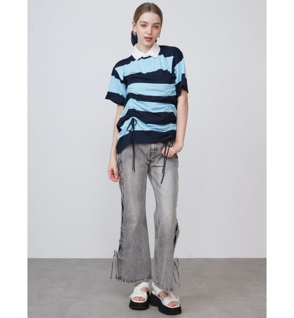 CALNAMUR「2WAY DRAWSTRING CUT OP/2WAYドロストカットワンピース」|ワンピース|