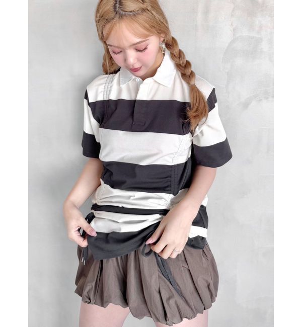 CALNAMUR「2WAY DRAWSTRING CUT OP/2WAYドロストカットワンピース」|ワンピース|