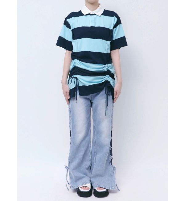 CALNAMUR「2WAY DRAWSTRING CUT OP/2WAYドロストカットワンピース」|ワンピース|