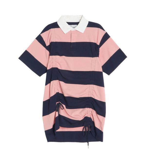 CALNAMUR「2WAY DRAWSTRING CUT OP/2WAYドロストカットワンピース」|ワンピース|ピンク