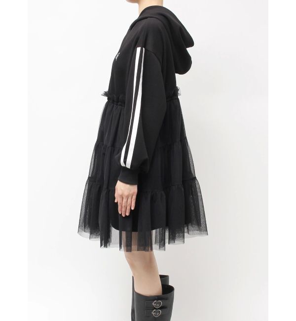 CALNAMUR「2WAYチュールオーバースウェットワンピース」|ワンピース|