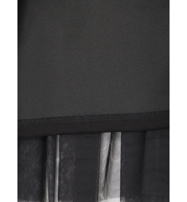 CALNAMUR「2WAYチュールオーバースウェットワンピース」|ワンピース|