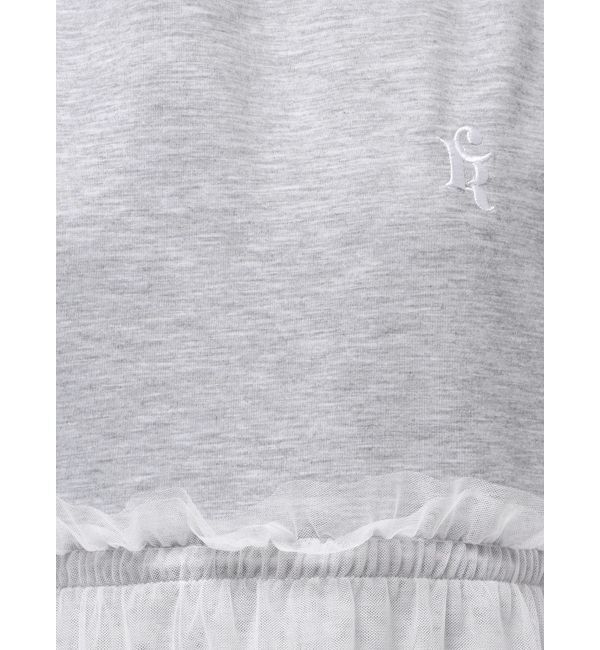 CALNAMUR「2WAYチュールオーバースウェットワンピース」|ワンピース|