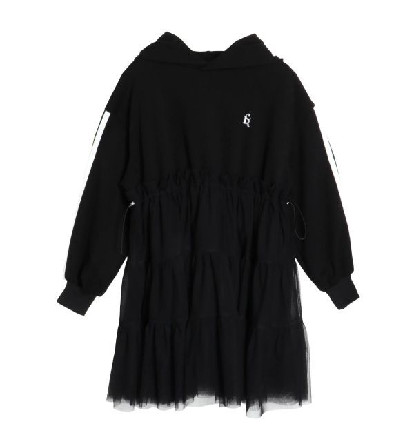 CALNAMUR「2WAYチュールオーバースウェットワンピース」|ワンピース|