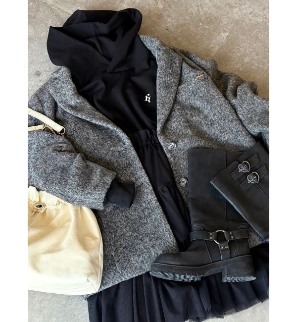 CALNAMUR「2WAYチュールオーバースウェットワンピース」|ワンピース|