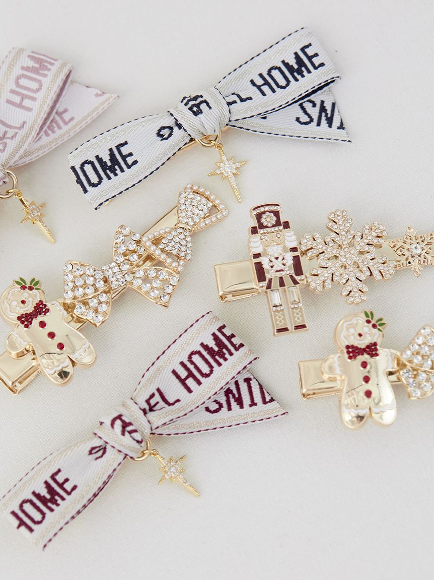 SNIDEL HOME「ロゴリボン＆デザインモチーフヘアピン」|その他|