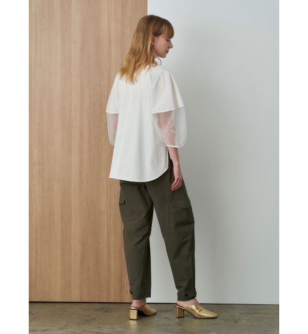 ELENDEEK「HALF ORGANZA SLEEVE BL」|シャツ・ブラウス|