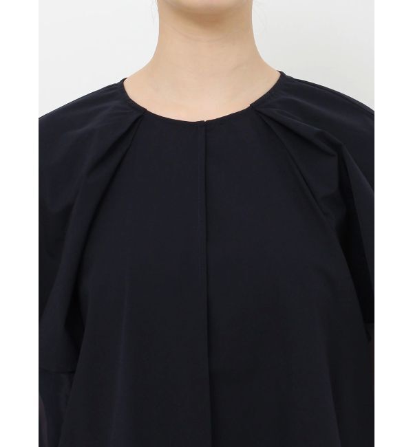 ELENDEEK「HALF ORGANZA SLEEVE BL」|シャツ・ブラウス|