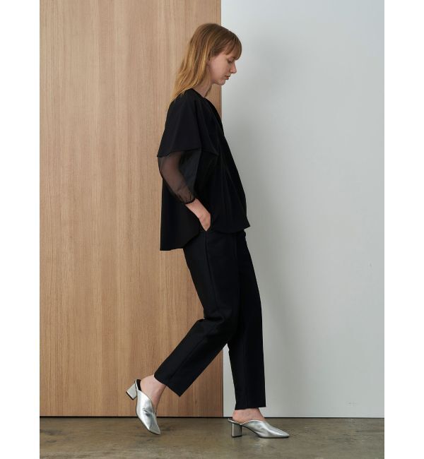 ELENDEEK「HALF ORGANZA SLEEVE BL」|シャツ・ブラウス|