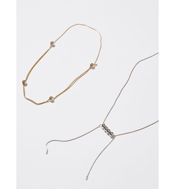 ELENDEEK「MULTI SLIDER NECKLACE」|その他|
