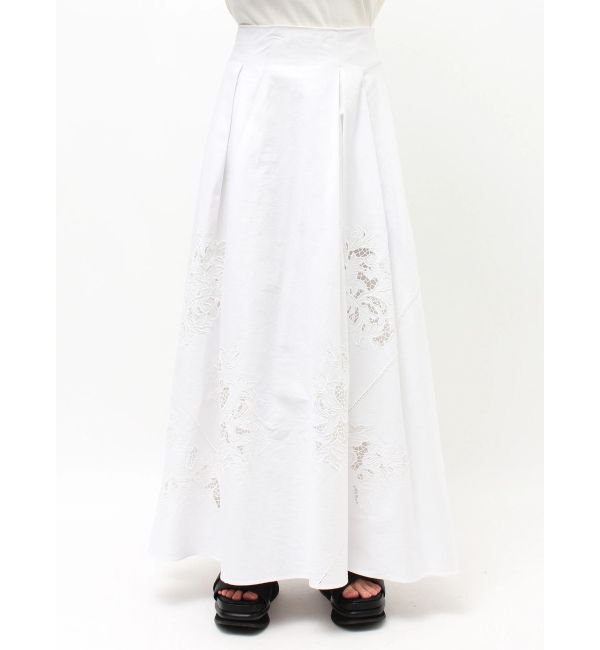 ELENDEEK「EMBROIDERY FLARE SK」|スカート|