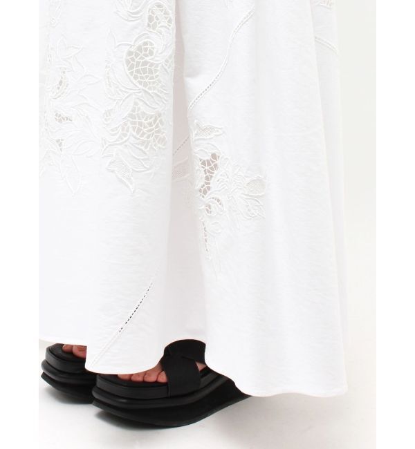 ELENDEEK「EMBROIDERY FLARE SK」|スカート|